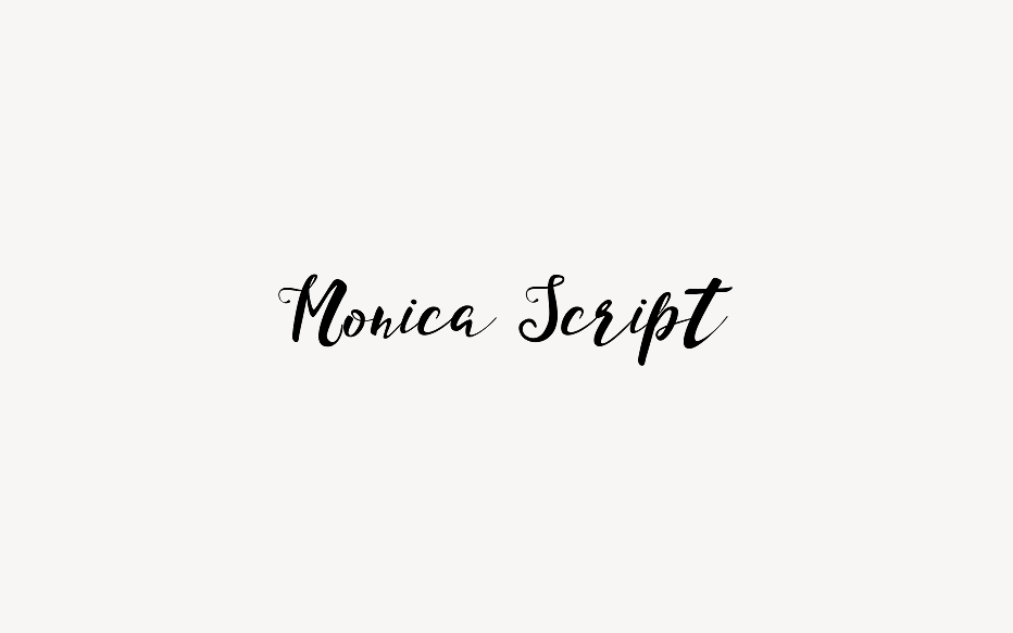 Monica Script - Font Free [ Download Now ]