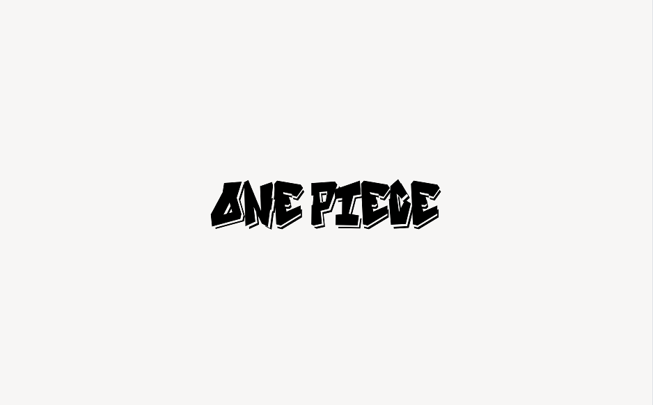 One Piece - Font Free [ Download Now ]