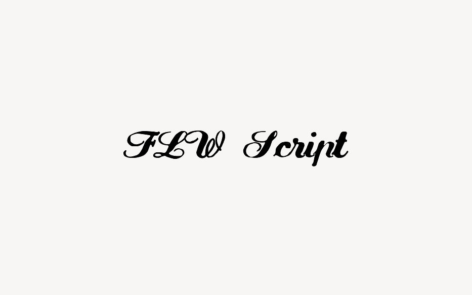 FLW Script - Font Free [ Download Now ]