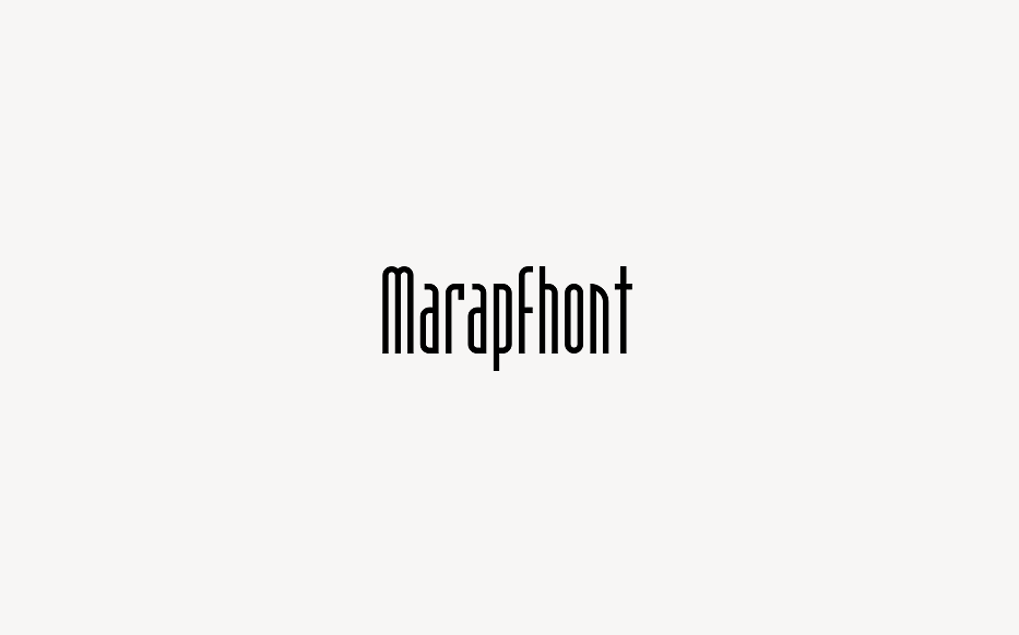 Marapfhont - Font Free [ Download Now ]