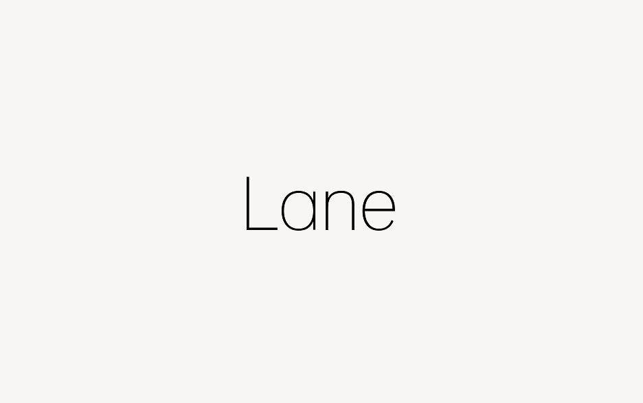 Lane - Font Free [ Download Now ]