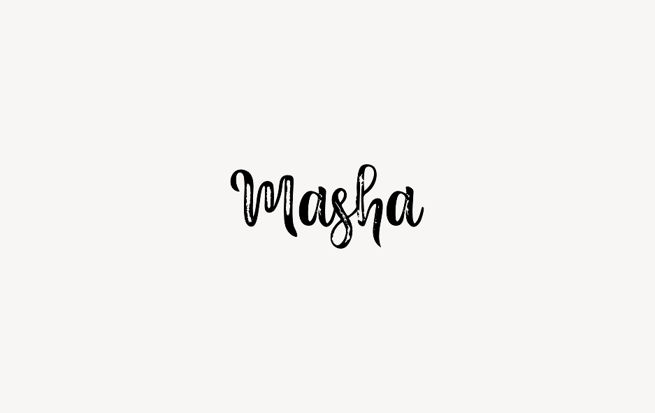 Masha - Font Free [ Download Now ]