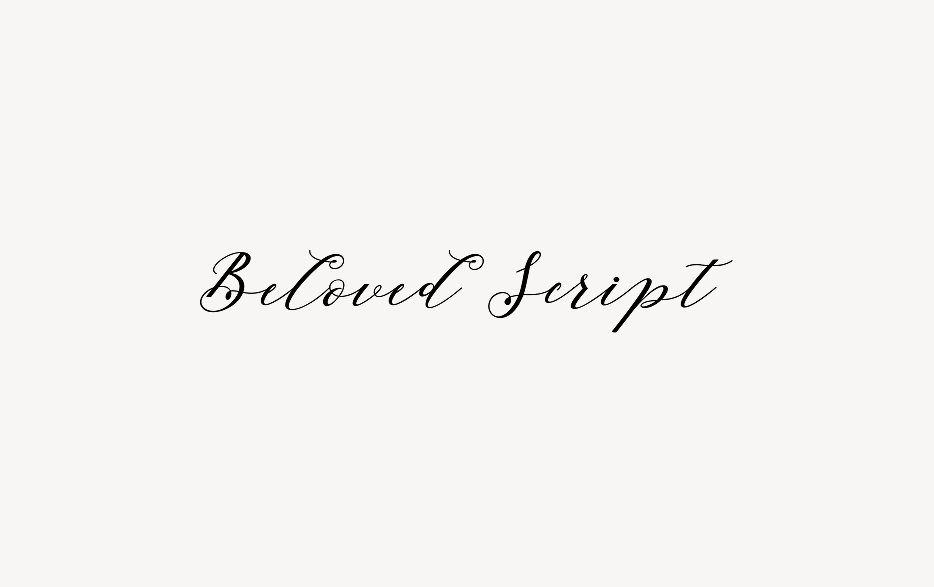 Beloved Script - Font Free [ Download Now ]