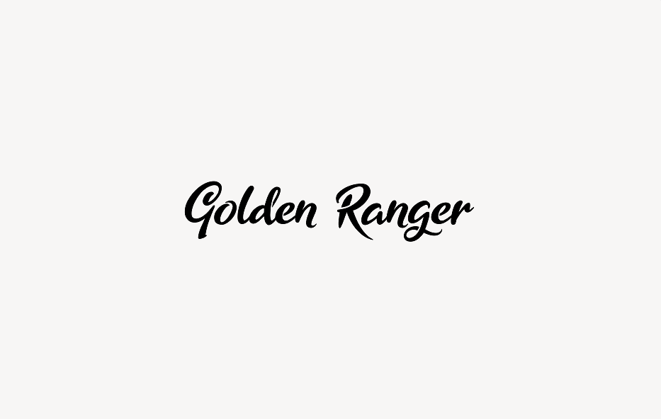 Golden Ranger - Font Free [ Download Now ]