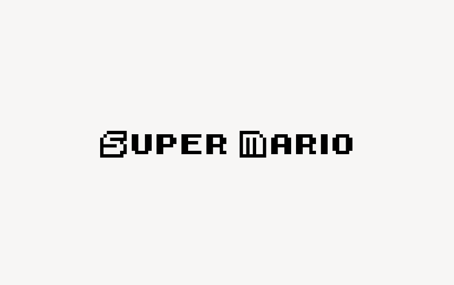 Super Mario - Font Free [ Download Now ]
