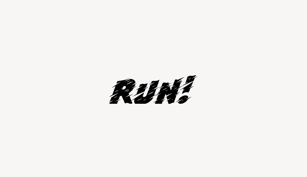 Run! - Font Free [ Download Now ]