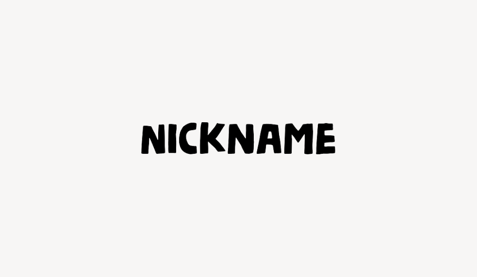 Nickname - Font Free [ Download Now ]