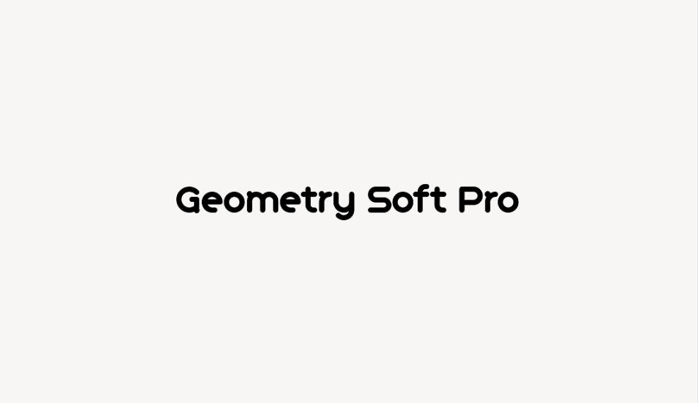Geometry Soft Pro - Font Free [ Download Now ]