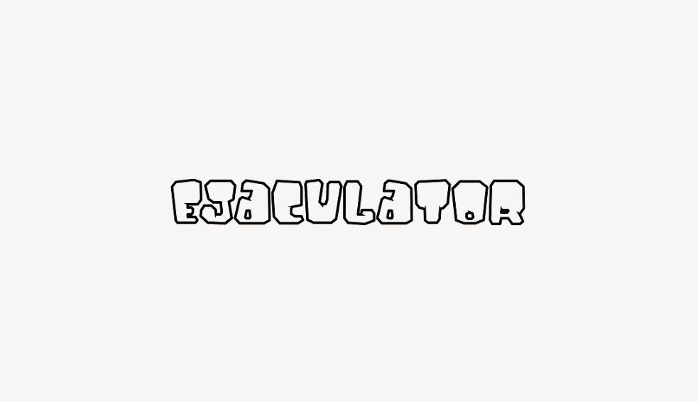 Ejaculator - Font Free [ Download Now ]