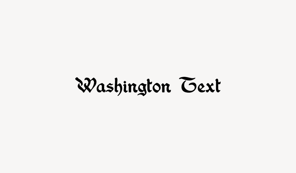 Washington Text - Font Free [ Download Now ]