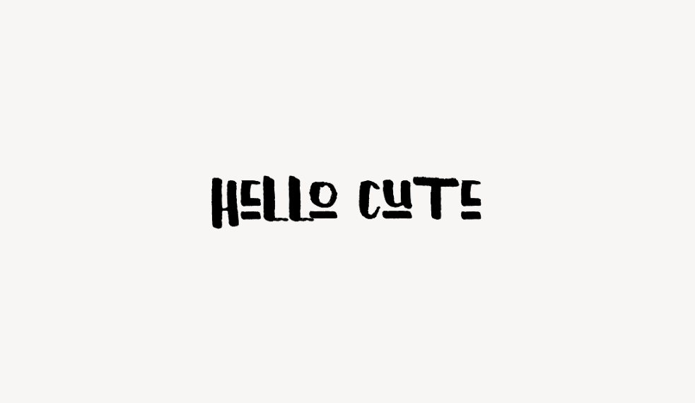Hello Cute - Font Free [ Download Now ]