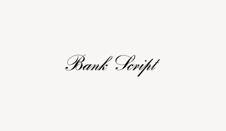 Bank Script - Font Free [ Download Now ]