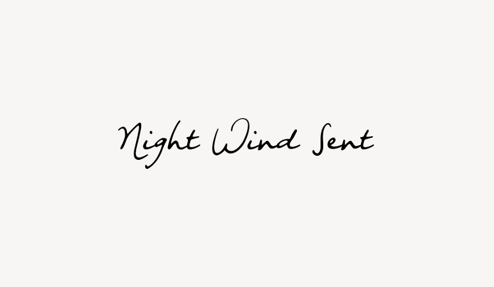 Night Wind Sent - Font Free [ Download Now ]