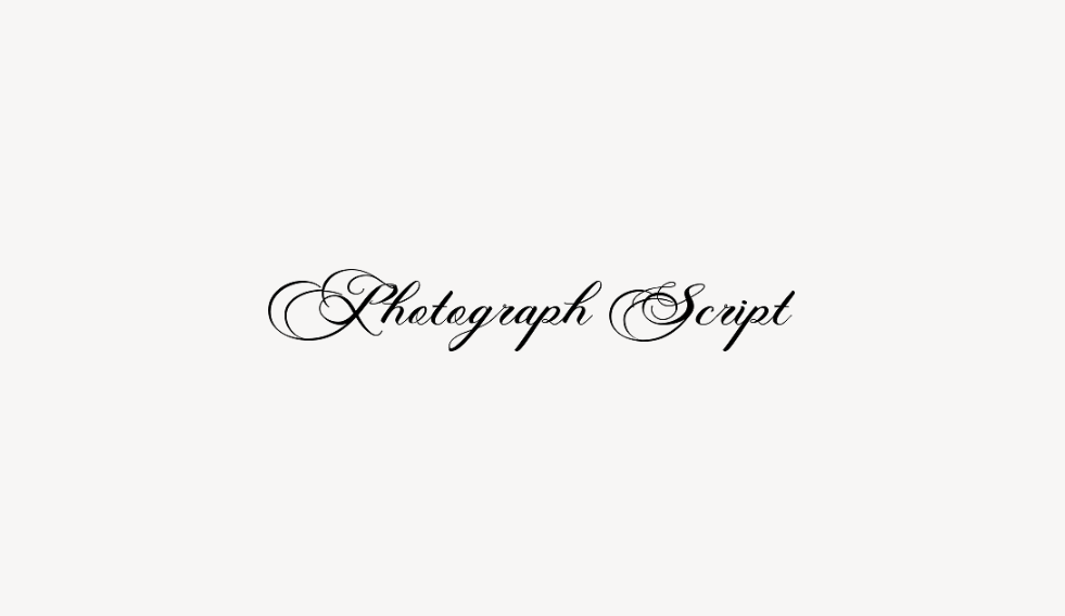 Photograph Script - Font Free [ Download Now ]