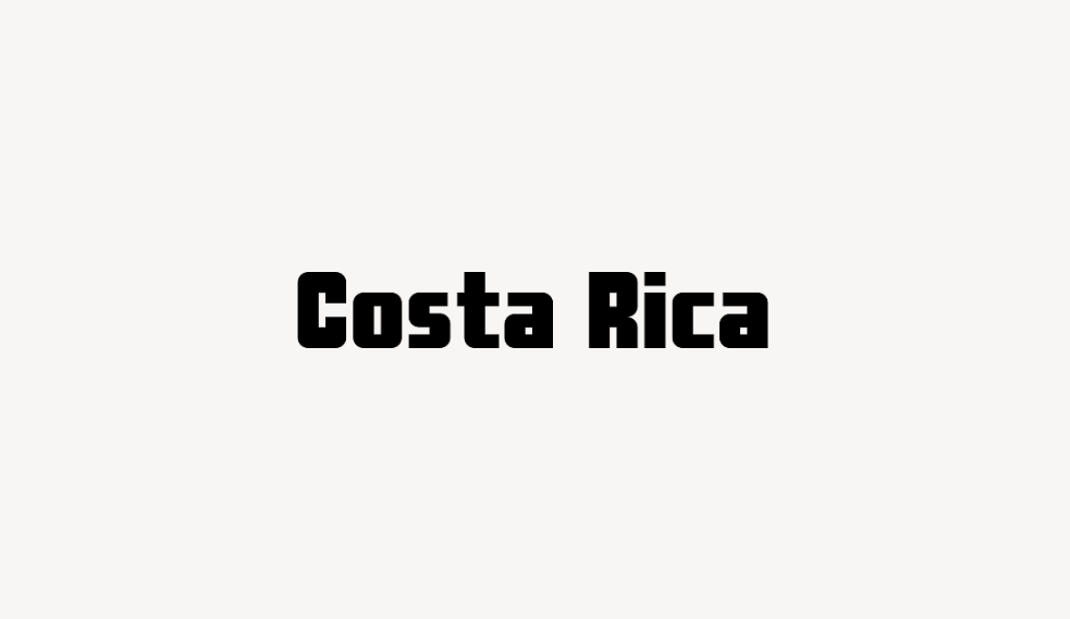 Costa Rica - Font Free [ Download Now ]