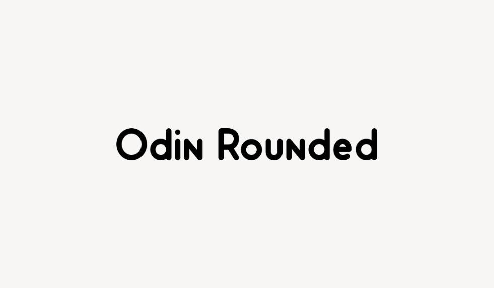 Odin Rounded - Font Free [ Download Now ]