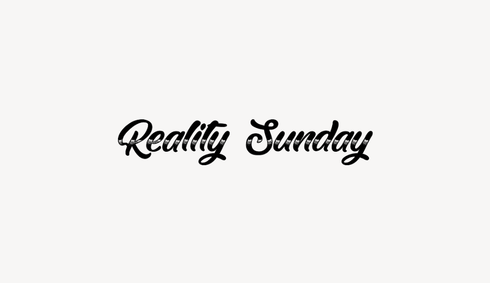 Reality Sunday - Font Free [ Download Now ]