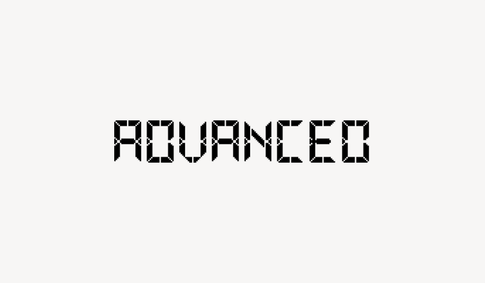 Advanced - Font Free [ Download Now ]
