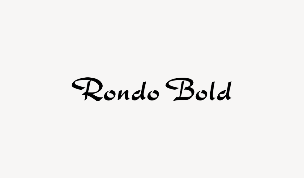 Rondo Bold - Font Free [ Download Now ]