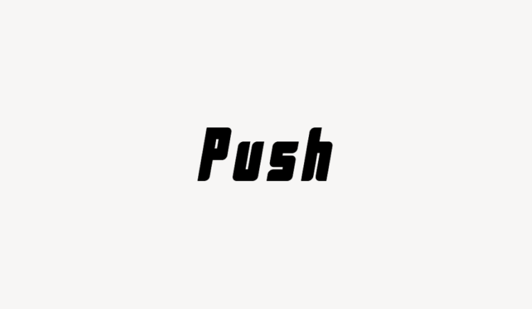Push - Font Free [ Download Now ]