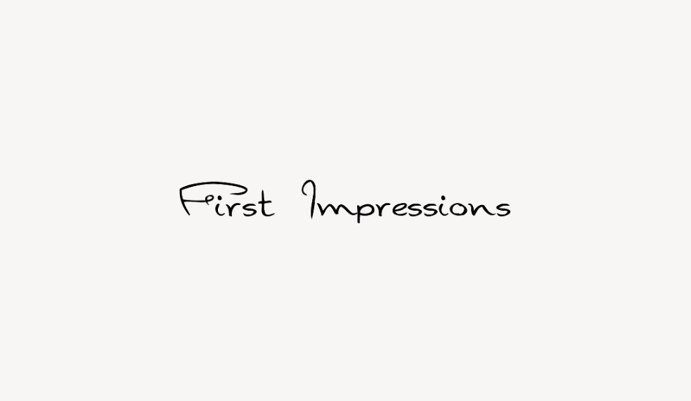 First Impressions - Font Free [ Download Now ]