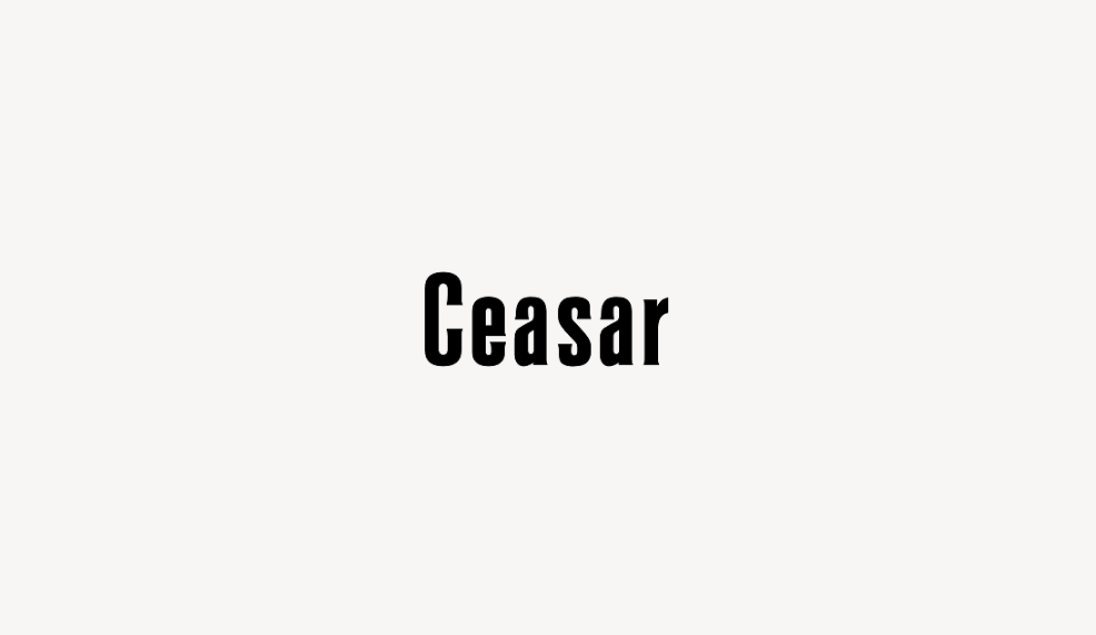 Ceasar - Font Free [ Download Now ]