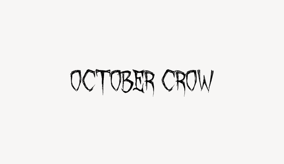 October Crow - Font Free [ Download Now ]