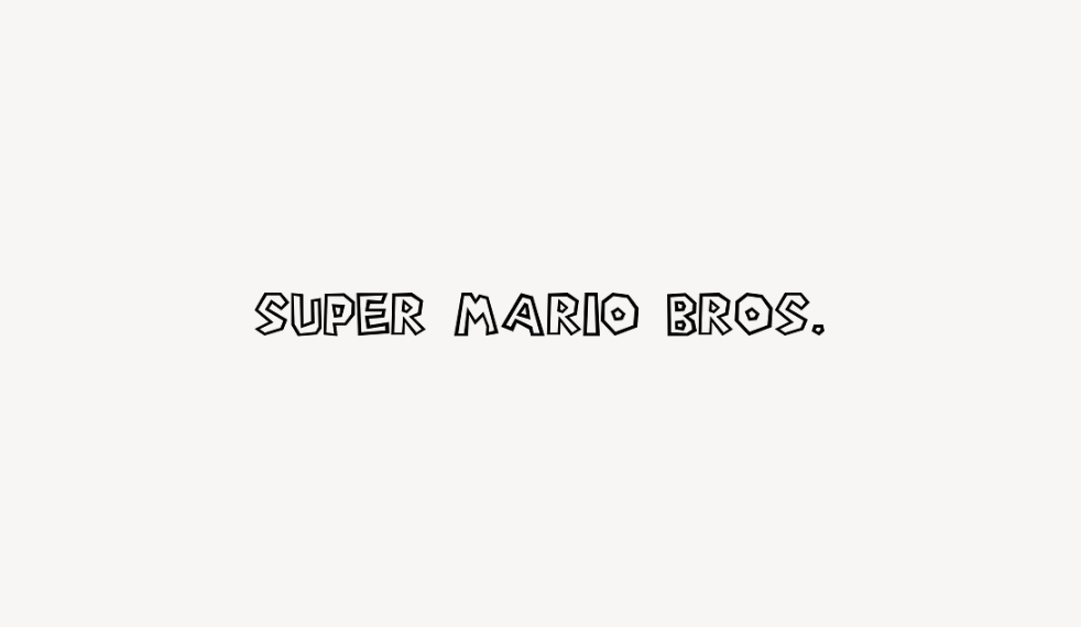 Super Mario Bros. - Font Free [ Download Now ]