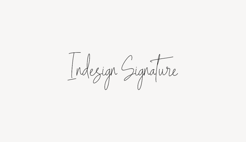 Indesign Signature - Font Free [ Download Now ]