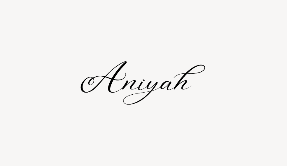 Aniyah - Font Free [ Download Now ]
