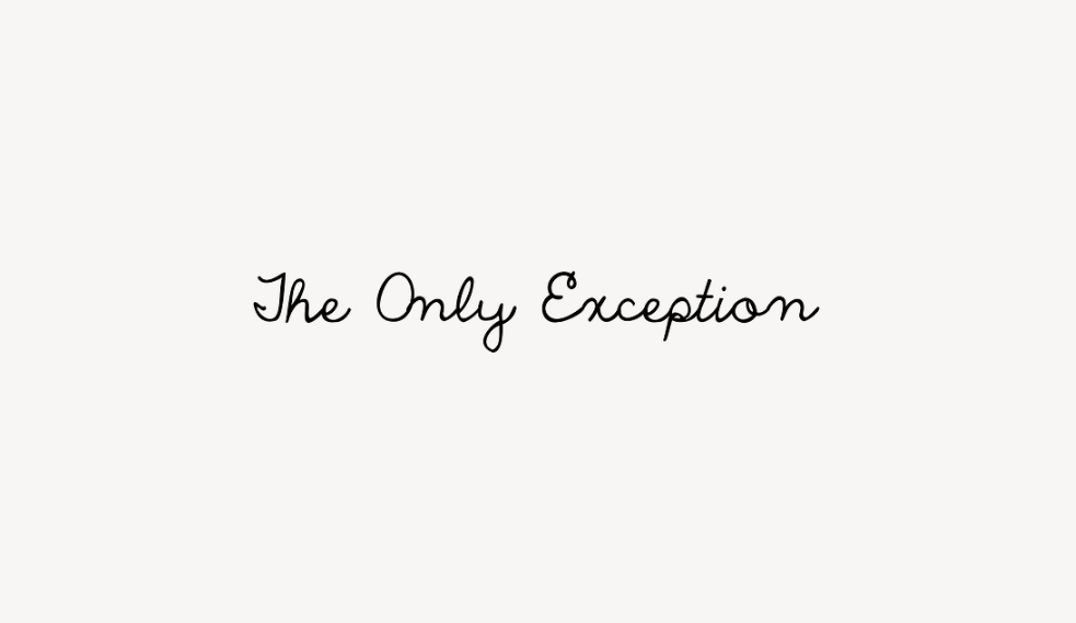 The Only Exception - Font Free [ Download Now ]