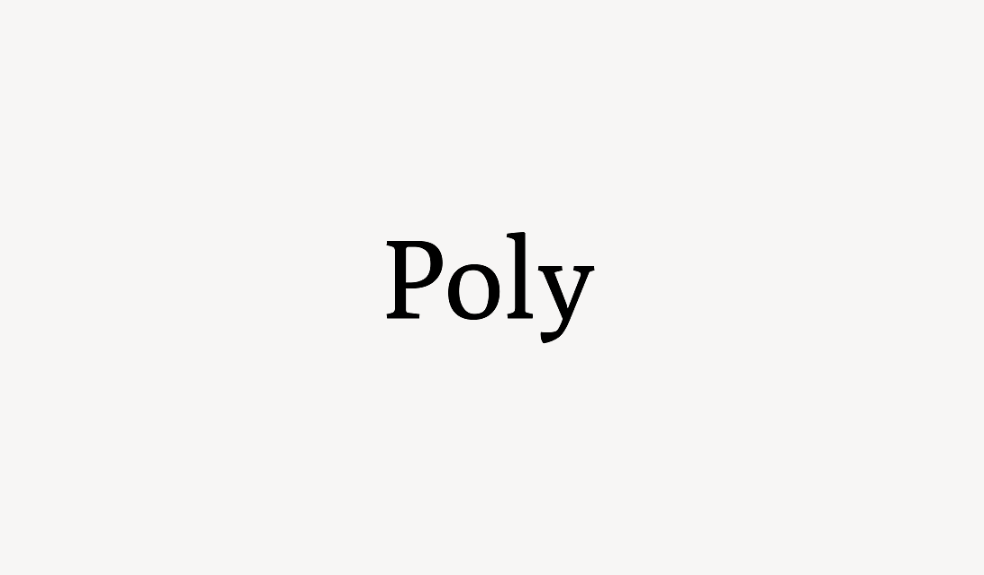 Poly - Font Free [ Download Now ]