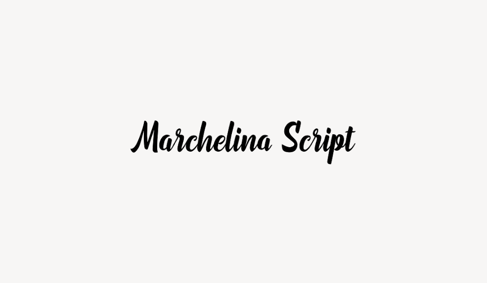 Marchelina Script - Font Free [ Download Now ]