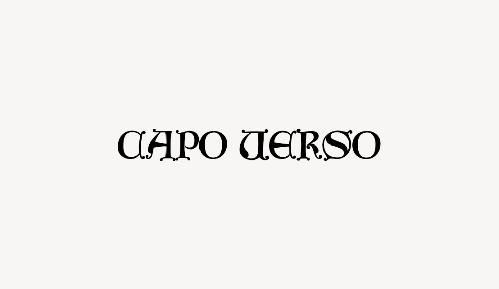 Capo Verso - Font Free [ Download Now ]