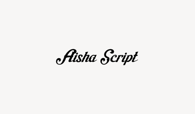 Aisha Script - Font Free [ Download Now ]