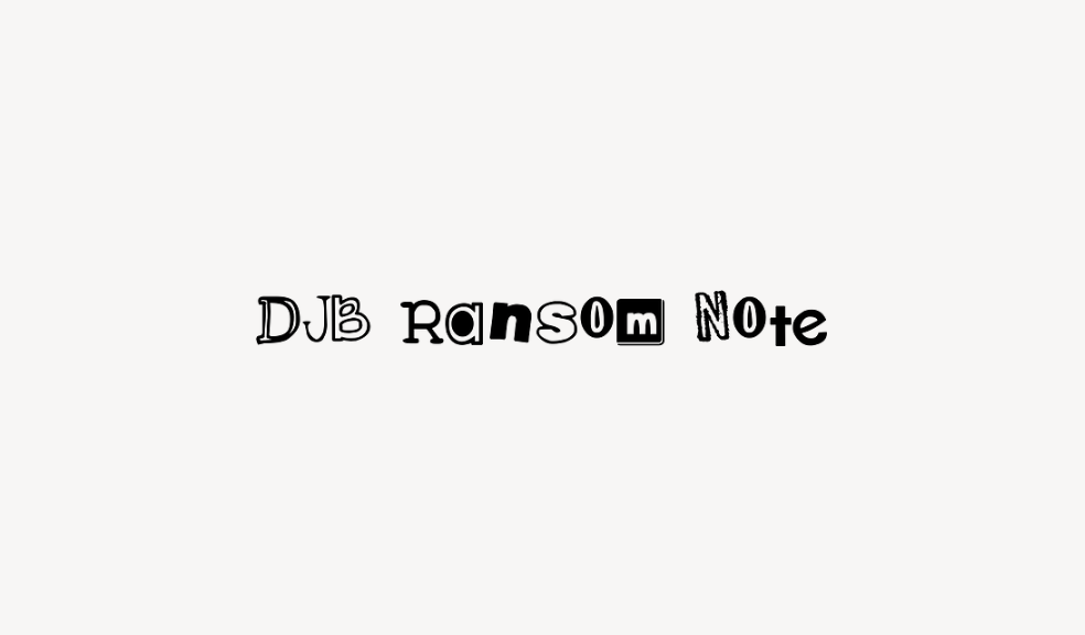 DJB Ransom Note - Font Free [ Download Now ]