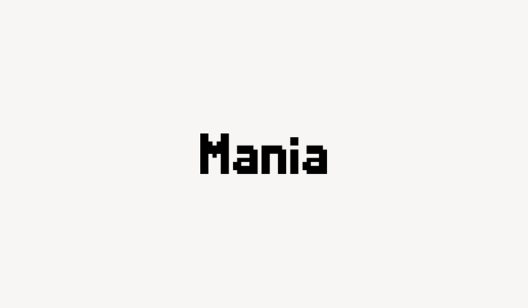 Mania - Font Free [ Download Now ]