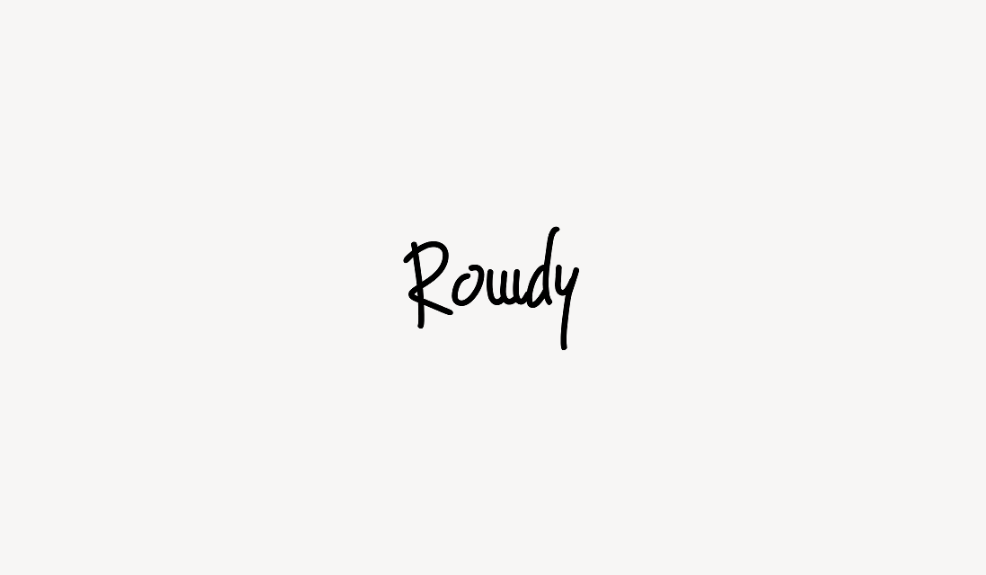 Rowdy - Font Free [ Download Now ]