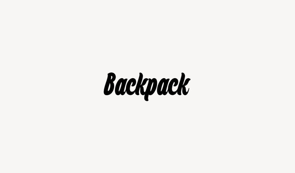 Backpack - Font Free [ Download Now ]