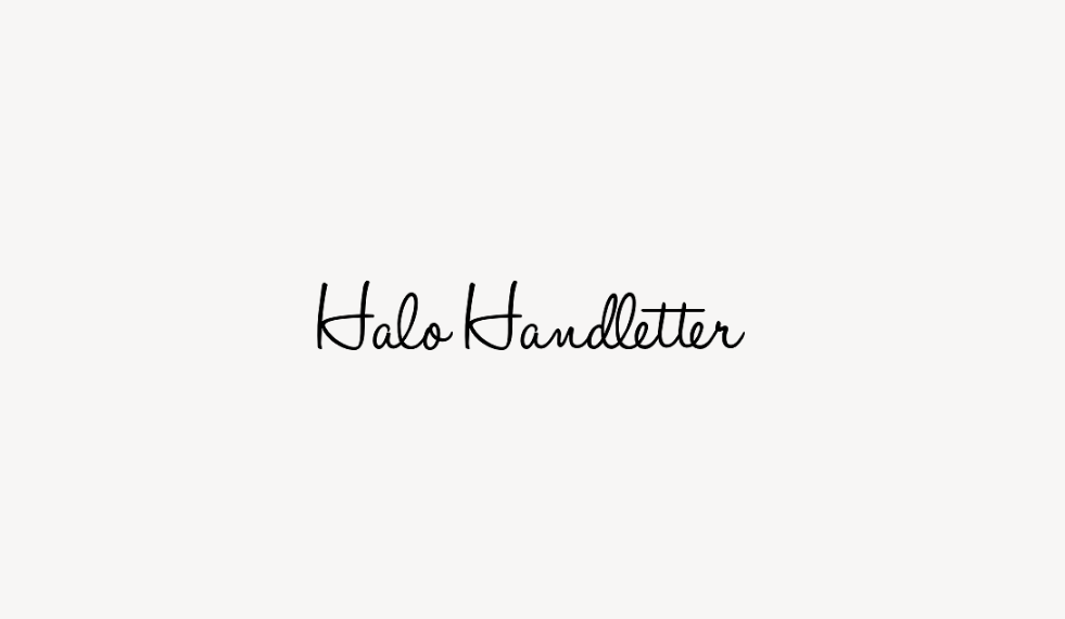 Halo Handletter - Font Free [ Download Now ]