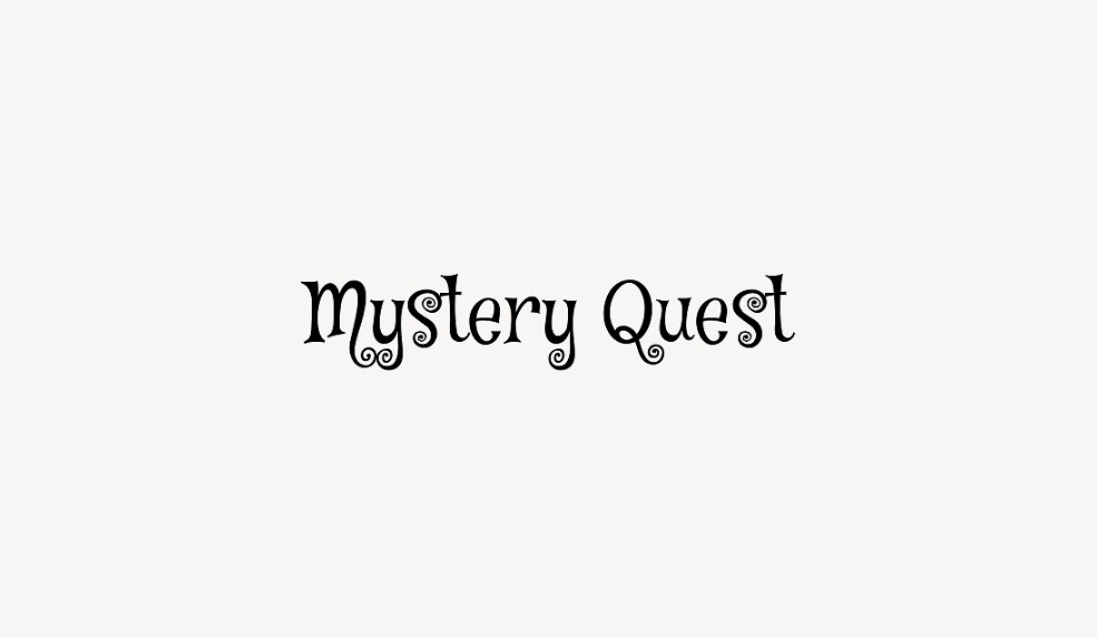 Mystery Quest - Font Free [ Download Now ]