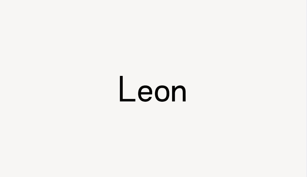 Leon - Font Free [ Download Now ]