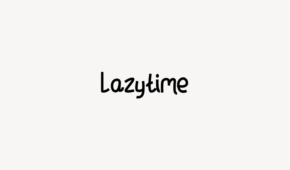 Lazytime - Font Free [ Download Now ]