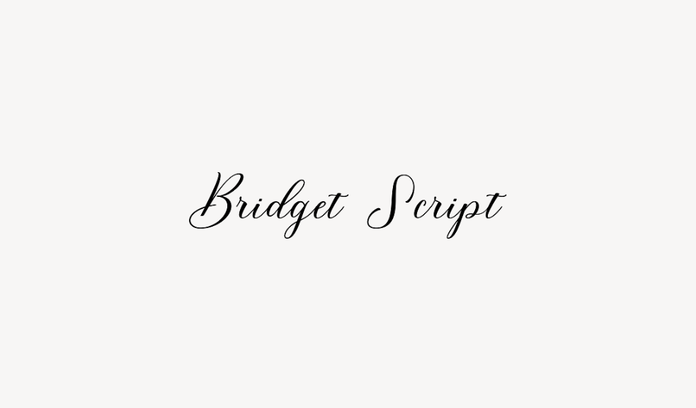 Bridget Script - Font Free [ Download Now ]