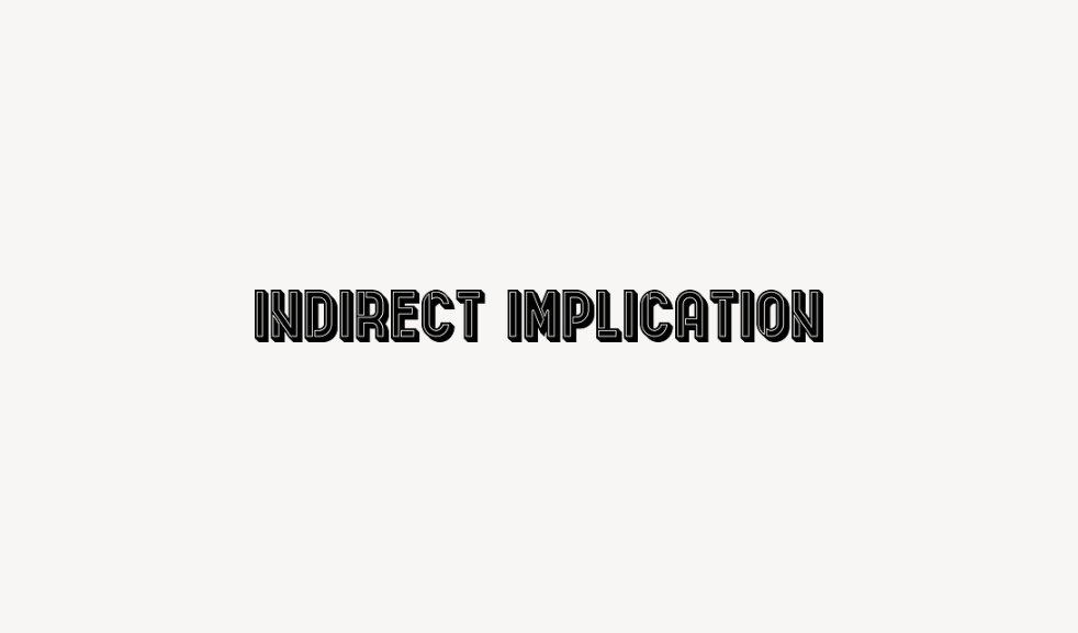Indirect Implication - Font Free [ Download Now ]
