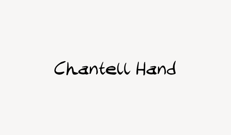 Chantell Hand - Font Free [ Download Now ]