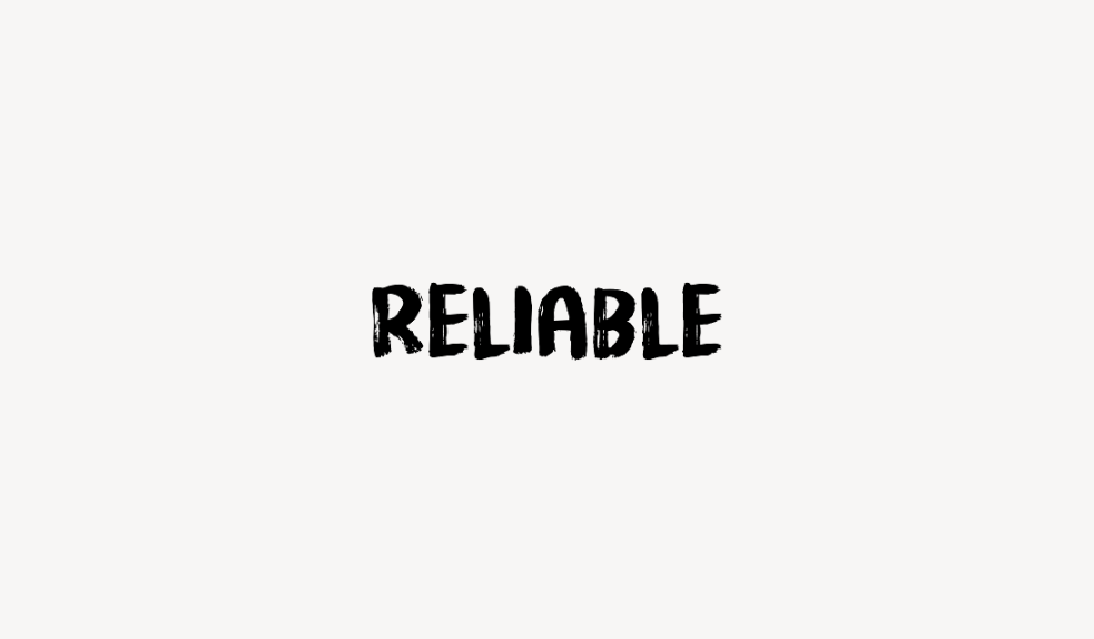 Reliable - Font Free [ Download Now ]