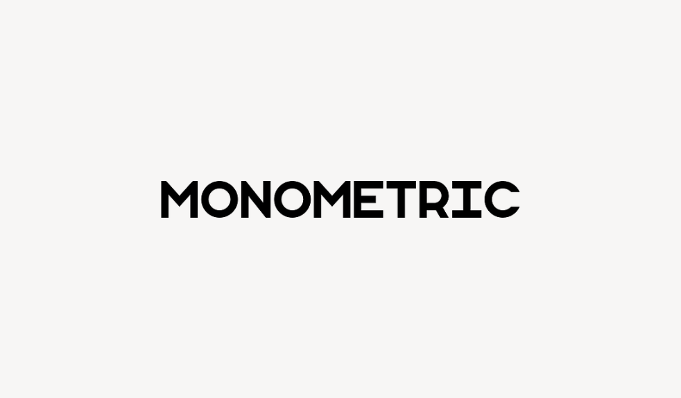 Monometric - Font Free [ Download Now ]