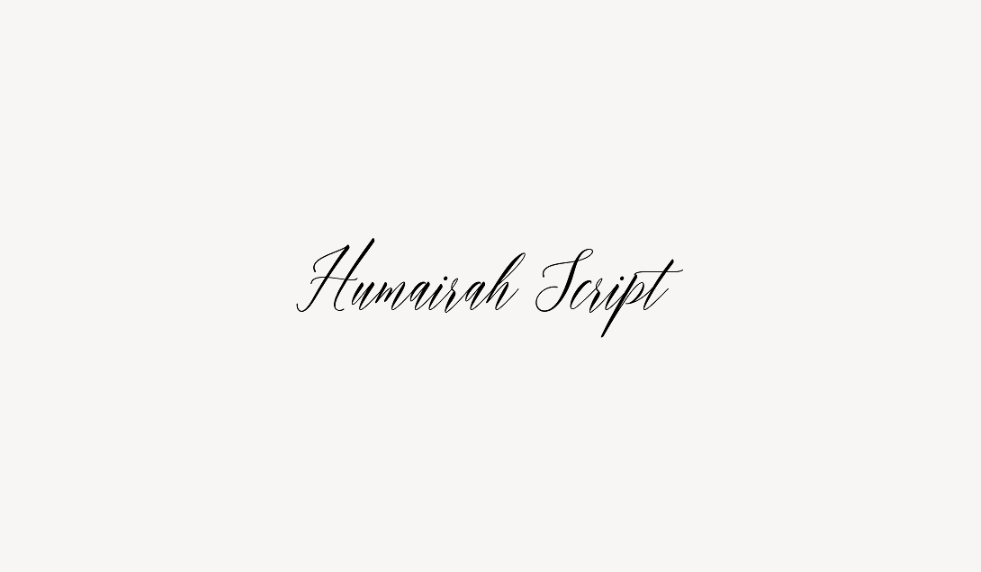 Humairah Script - Font Free [ Download Now ]