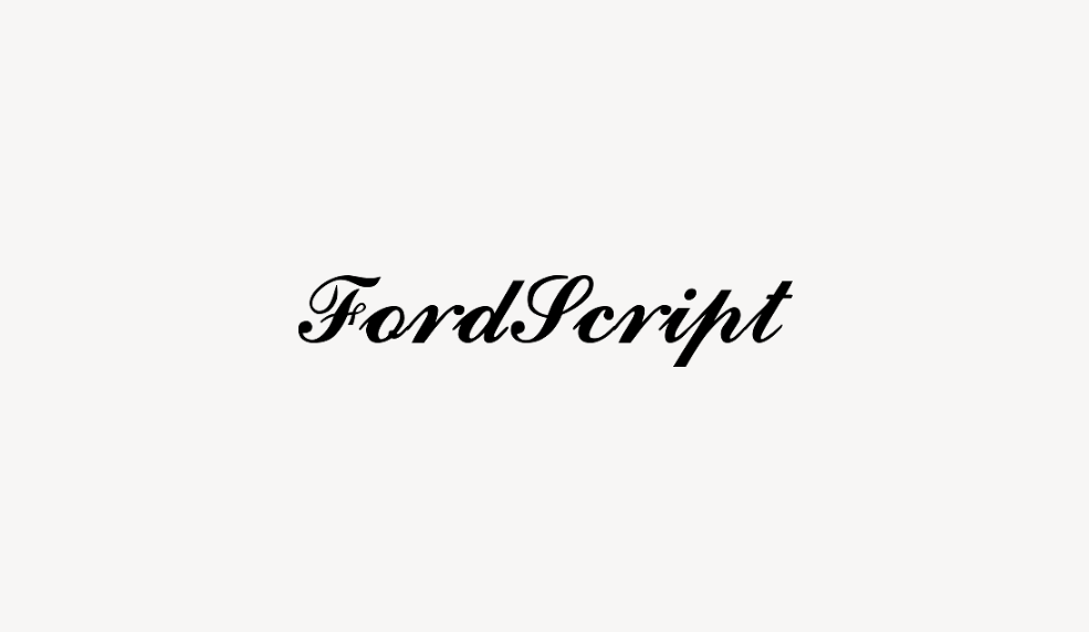 FordScript - Font Free [ Download Now ]